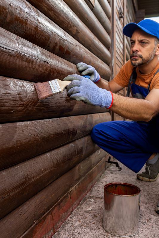 Painter Applying Final Coat